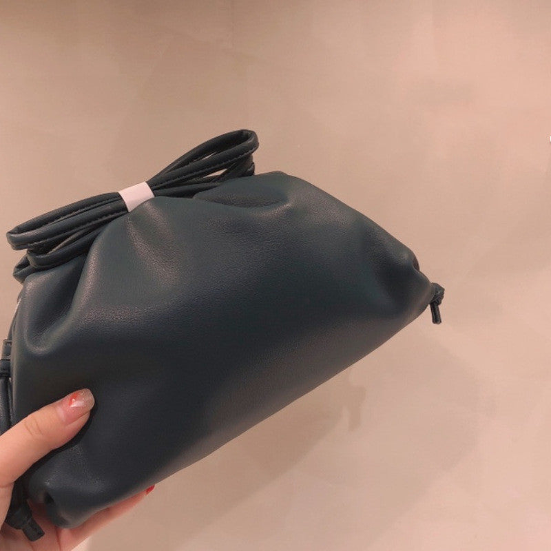 Fashion One-shoulder Messenger Hand-made Dumpling Bag Female