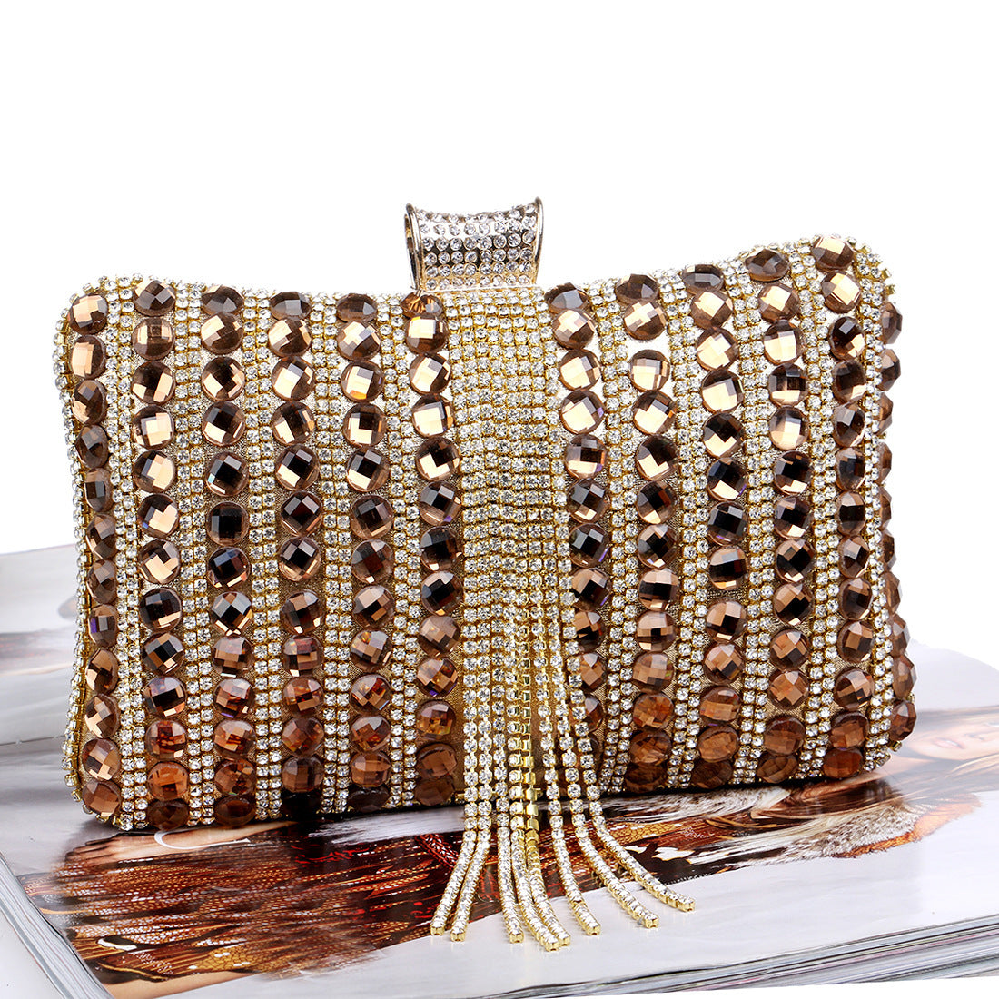 New Fringed Evening Ladies Fashion Clutch Bag