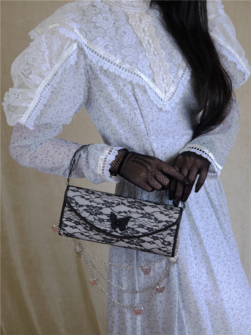 Lace Niche Design Versatile Clutch Bag