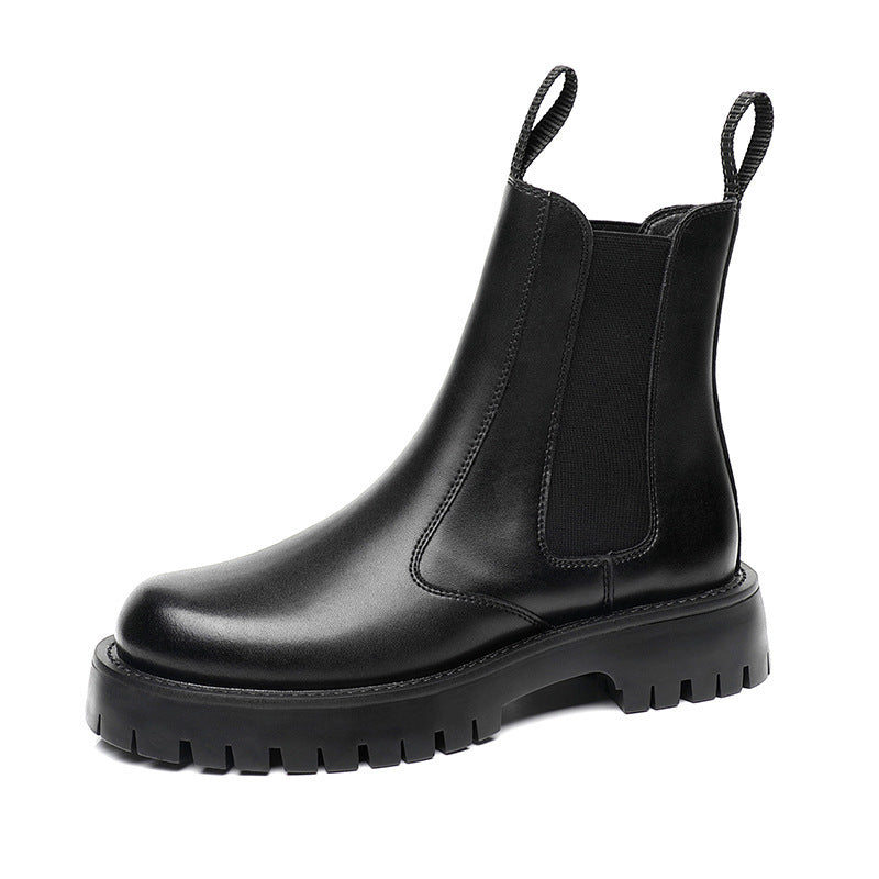 Botas Dr. Martens con forro polar de invierno para hombre, estilo coreano