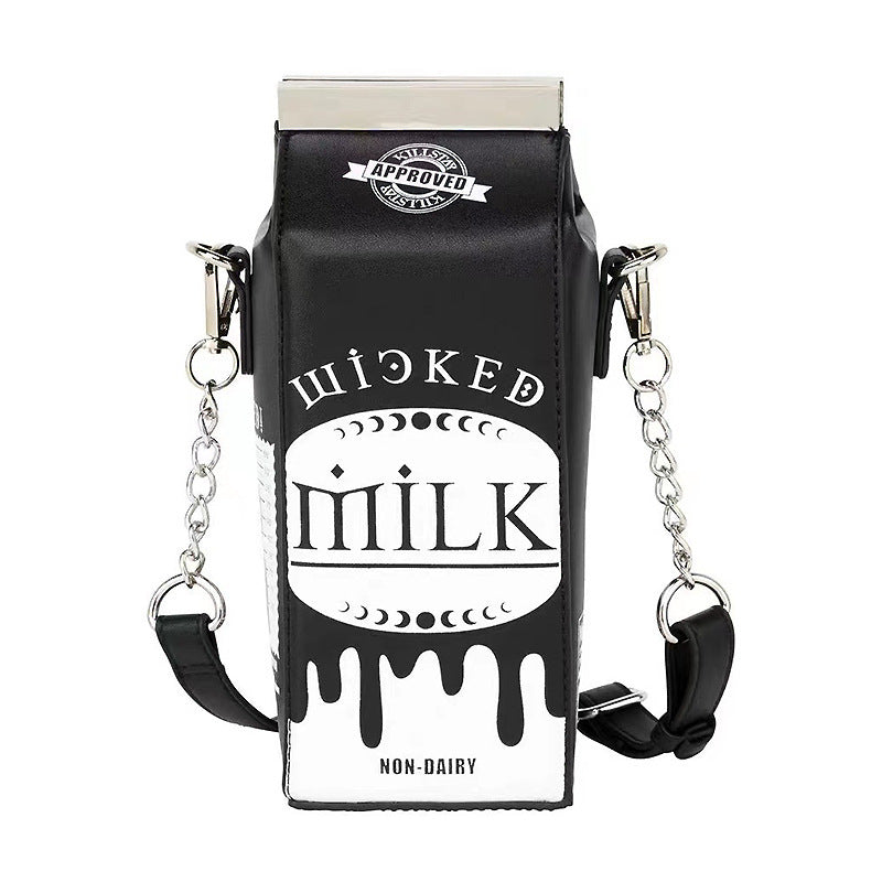 Milk Bucket One Shoulder Hand Hold Diagonal Bag Chain