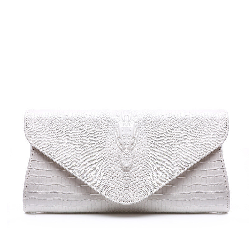 Portefeuille en cuir de vachette pour femme, pochette longue en cuir pleine fleur, Europe et Amérique