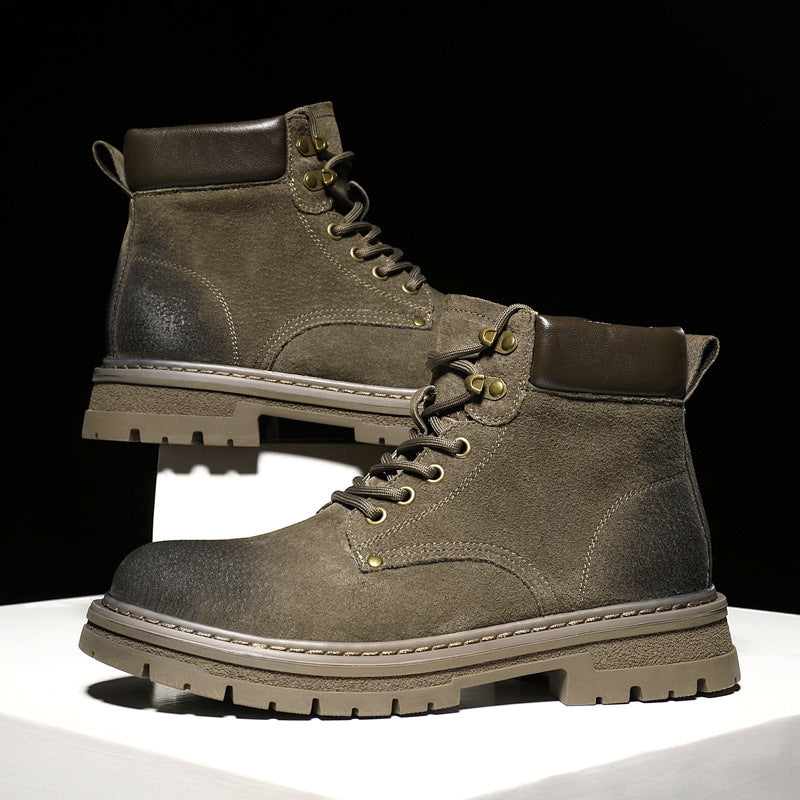 Bottes de randonnée pour hommes de style britannique Workwear