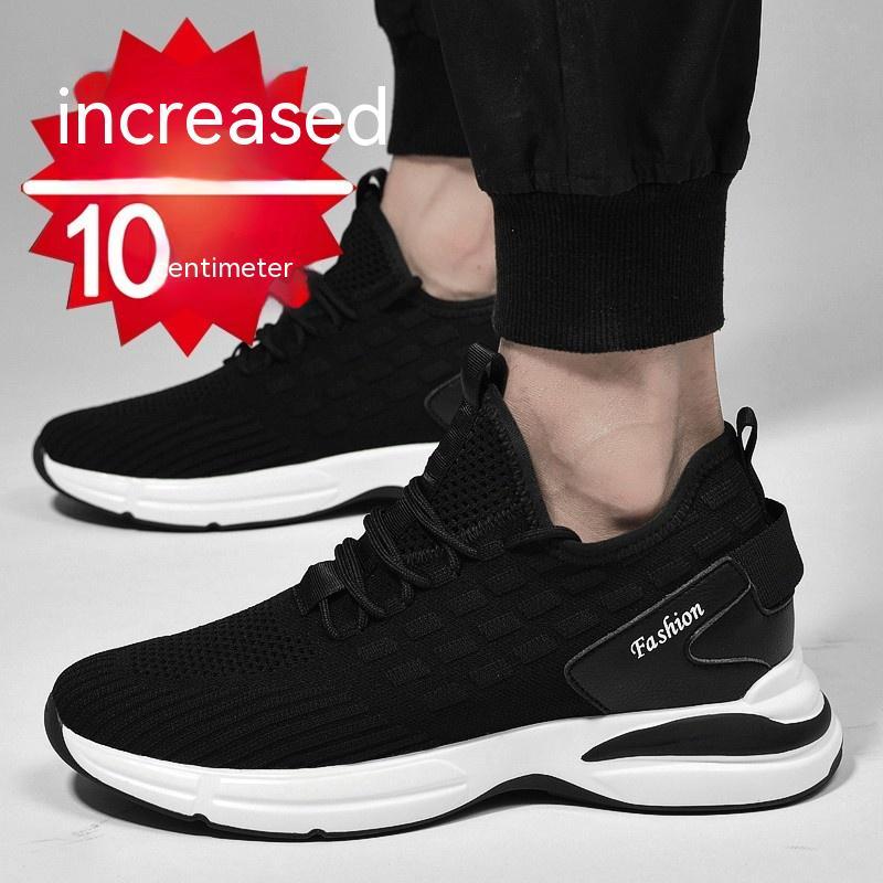 Augmentation intérieure de 10 cm 8 cm 6 cm Chaussures de sport en maille pour hommes