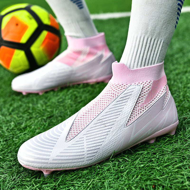 Chaussettes sans lacets, sans nœuds, chaussures de football pour hommes