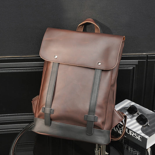 Men's Trendy Retro Back Preppy Backpack