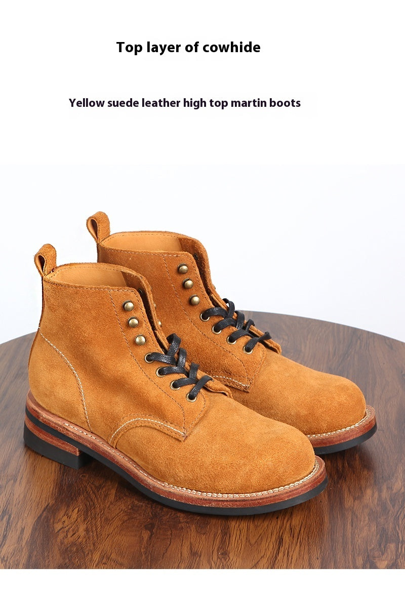 Round Head Outdoor High-top Casual Worker Boot