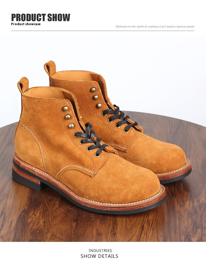 Round Head Outdoor High-top Casual Worker Boot