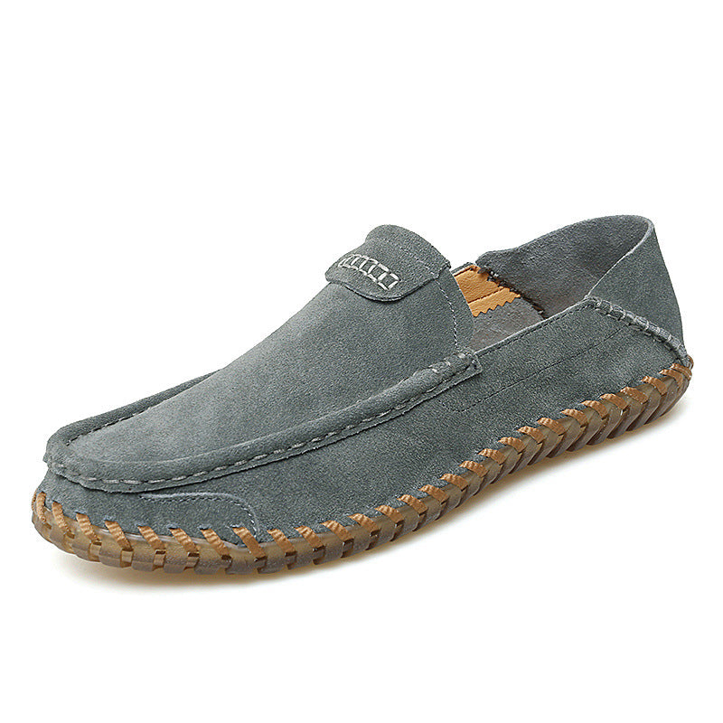 Autumn Leather Slip-on Lazy Shoes Men