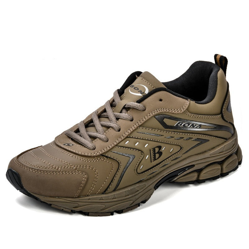 Chaussures de course d'escalade sportive en cuir pour hommes