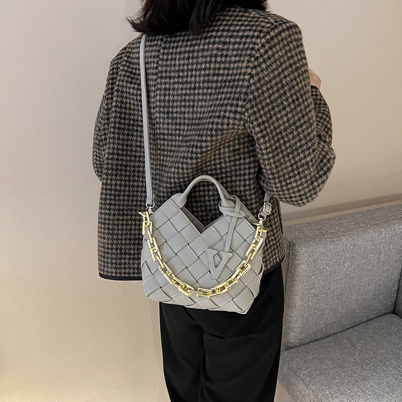 Fashion Handbag Woven Small Bag Female